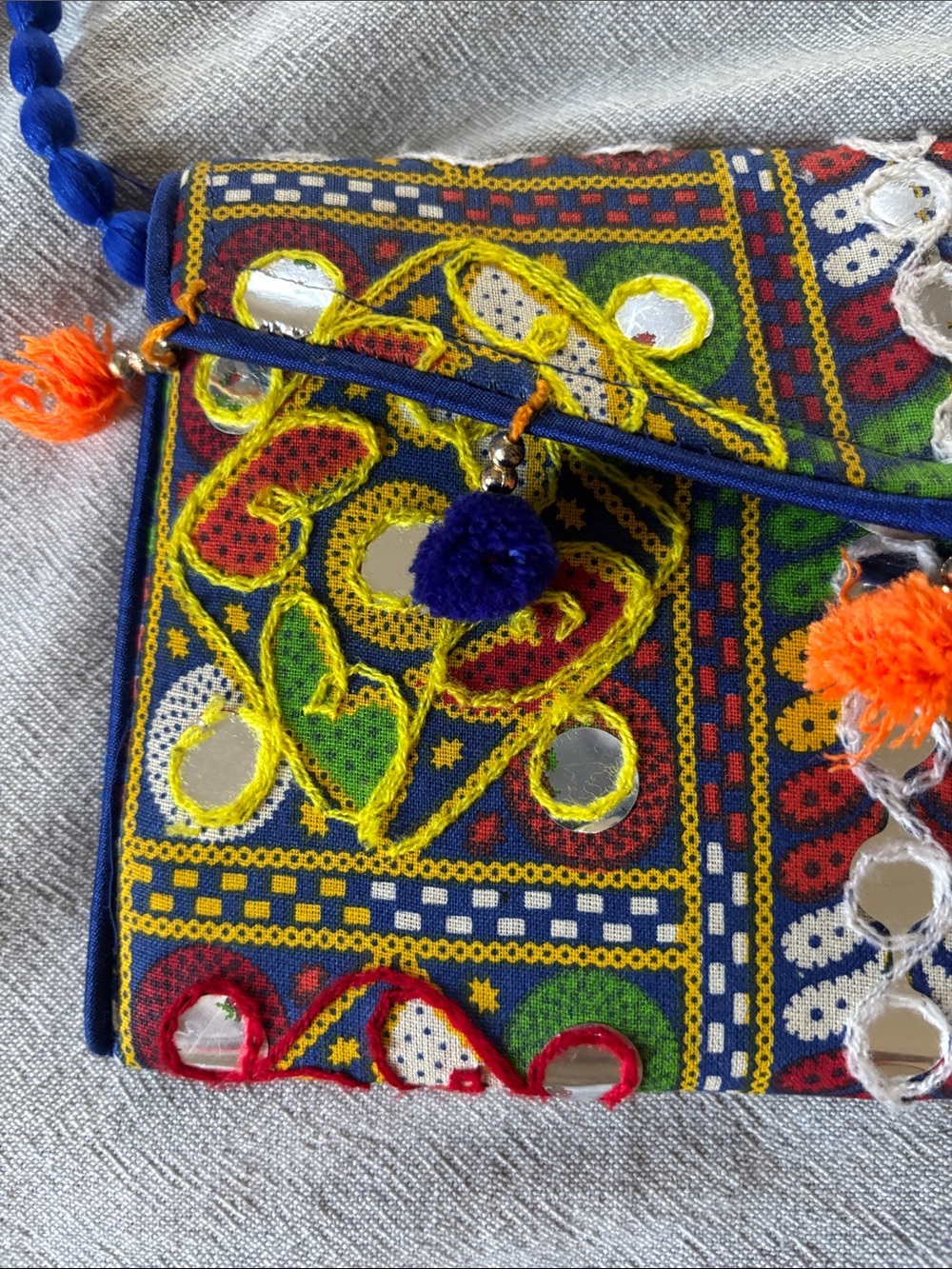 Clutch Bag from India - Picture 2 of 2